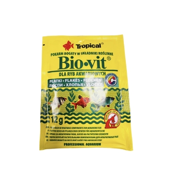 TROPICAL BIO-VIT POKARM ROŚLINNY SASZETKA 12G