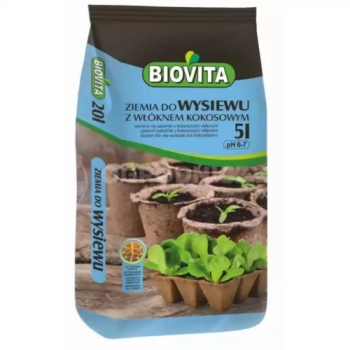 Z024 biovita ziemia do wysiewu z włóknem kokosowym 5l a 10 a 360